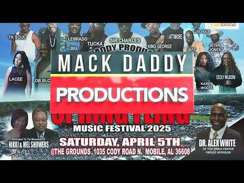 Spring Fling Music Festival April 5th, 2025 - Mobile, AL