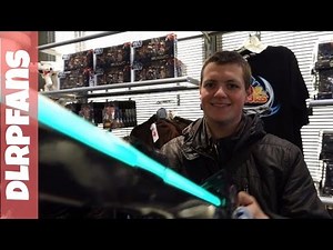 Star Wars merchandise at the Star Traders shop in Discoveryland at Disneyland Paris