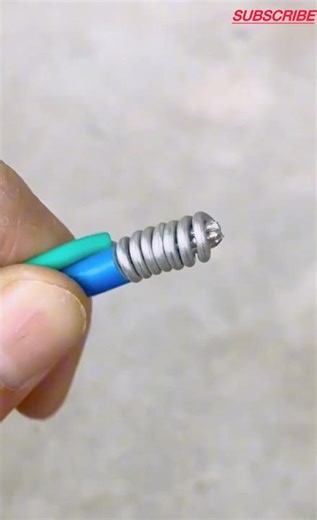 Super Easy Wire Joint Trick 🤜 Electrical Wire Connection DIY 🤙 #craft #outdoors #skills