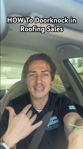 QUICK and EASY Door Knocking Tips for Roofing Sales p.1 : Day 28