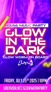 Pre-Cup Match HOUSE MUSIC PARTY! ‘Glow Worm’ on board ÜberVida! Friday, July 25th, 2025 | 10PM–1AM Cruise through Bermuda’s sparkling waters under neon lights, sip cocktails, and vibe to the beats of: CHRIS SEQUEROS, LADY E & DJ LOLLI What to Expect: 💥 3 hours of non-stop house music 💥 Neon-themed yacht party vibes Don't just pre-game — pre-party in style. This is your sign to start the Cup Match weekend right. 🎟️ Book your tickets now! ubervida.net/glowwormparty 🟡 Note: This is a party expe