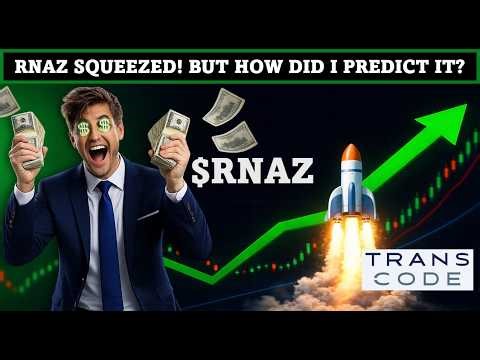 $RNAZ Stock TransCode Therapeutics | WHY DID RNAZ SQUEEZE TODAY??? Short Squeeze Review
