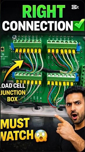 Load Cell Junction Box Wiring | Full Correct Connection Guide #shorts #uae#india#loadcell