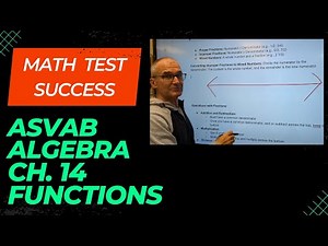 ASVAB Algebra Math Test Success Chapter 14 Functions