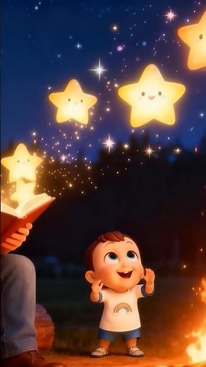 Diamond in the Sky 🌙 Kids Rhymes #shorts #lullaby