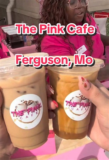@The Pink Cafe at the Ferguson Farmers Market in Missouri Serving Coffee, Chai & Teas 🧋☕️🍵 #coffee #chai #vendor #smallbusiness #vlog