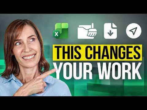 SIMPLE Excel Automations I Use EVERY DAY (and you should too!)