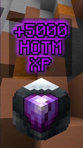 This is the BEST WAY to get HOTM XP in Hypixel Skyblock #hypixelskyblock #minecraft #shorts