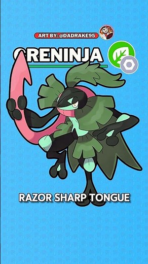 GRASS TYPE GRENINJA!? (What if the Kalos Starter Pokémon Swapped Types!?)