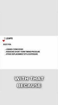 LEAPs Options: Beat Timing Risk in Trading!