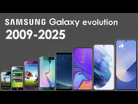 Samsung Galaxy Evolution 2009-2025 #samsung #evolution