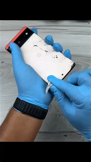 Restoring a Destroyed Google Pixel 6! 😱📱 #shorts #repair #restoration