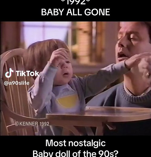 BABY ALL GONE. Commercial from 1992. (Better quality) . . . . . . . . . . . . . . . . #babyallgone #babydoll #doll #90sdolls #90s #90skid #90sbaby #90saesthetic #90sthrowback #90smusic #90shair #90sstyle #90sfashion #90scommercial #90snostalgia #90scommercials #90stoys #90sads #oldschool #throwback #nostalgia #retrotoys #nostalgic #childhood #childhoodmemories #childhoodmemory #kidstv #commercial #retro #vintage #retrogaming #vintagetoys #memory #memoryunlocked #90stv #girlstoy #90sgirl #90sgirl