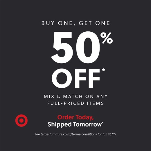Every Style, Every Room, Every Budget – Furniture That Hits Your Target! Shop Instore or Online. | Target Furniture NZ