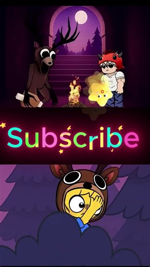 💪 Buff Deer SAVES the Girl vs Ram Girl STEALS the Kid! 🐑❤️ #99nightintheforest #shorts