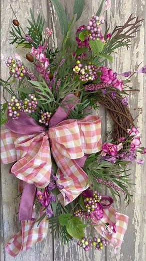 Spring Berry & Floral Grapevine Wreath Tutorial | Greenery Subscription Box Design