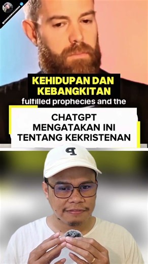 Orang ini bertanya kepada chatgpt tentang kebenaran agama diseluruh dunia...