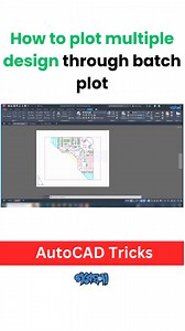 How to Plot Multiple Design Through Batch Plot in AutoCAD | Gobeshona To create batch plot we need to follow the instruction below- ● Click on the autocad file icon and go to publish or print option. ● If you select publish then you will see a window or if you keep your cursor on print option we will find some other option and choose the “Batch plot” among them. ● After finding the batch plot window you will see a list of some layout and model file you can plot them or you can start plotting aft