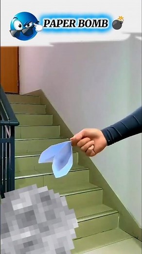 make a loudest paper bomb 💣 #crafting #diy #homemadepapercraft #artscraft #origami #artsandcraft