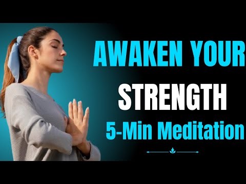 5 Minutes of Guided Meditation for Motivation | Rise Stronger, Believe in Yourself,