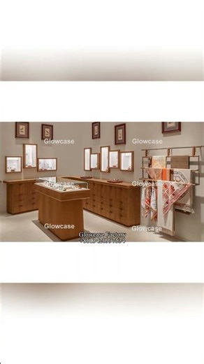 Custom Jewelry Display Cabinet Glass Counter With Storage and Drawers #jewelryshowcasemanufacturer