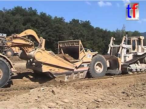 **Sraper Action** Caterpillar 631E+D10N / A41, Cruseilles, France, 24.07.2006.