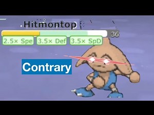 I gave Hitmontop Contrary, and it is SUPER TANKY!