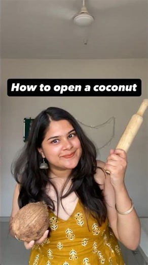 How to cut a coconut