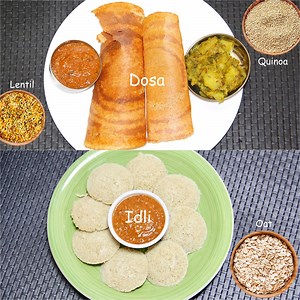 150K views · 696 reactions | Quinoa Lentil Oat Dosa (Crepes) & Idli...