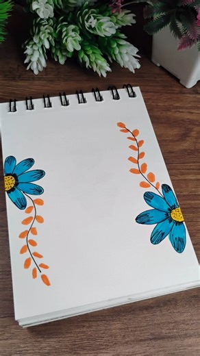 Easy Front page design #shorts #art #easydrawing #drawing #trending #viral