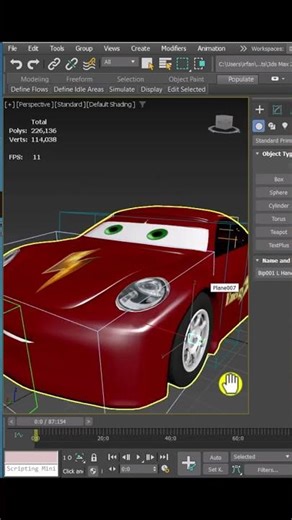 3ds Max Se Talking Car Kaise Banaye? 😲 Tutorial" #iclone #3ds max 2026 #3dcharacter #tutorial