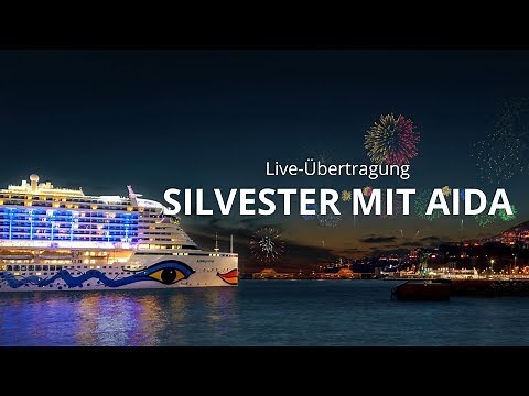 Madeira Silvester Feuerwerk 2017/2018, live von AIDAprima (Madeira Fireworks 2017/2018)