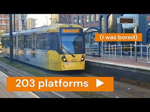 Manchester Metrolink platform lengths over the years