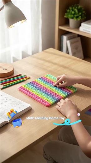 Multiplication 12x12 Addition 12 12 Both Sides Math Learning Game, 1 Count Silicone Push Pop Bubble Educational Toy For Kids, Table Math Games