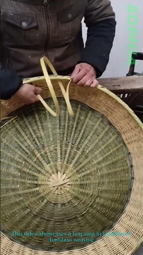 Traditional Bamboo Weaving: Finishing a Basket’s Edge