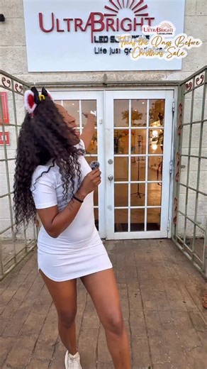 Astra Babb on Instagram: "SALE! SALE! SALE! @ultrabrightleds Get up to 50% off selected items TOMORROW (Monday December 22nd, 2025) from 12 noon - 8pm Don’t miss out on these incredible Christmas deals! #ChristmasSale #HolidayDiscounts #LEDLighting #Christmasdecorations #Santa"