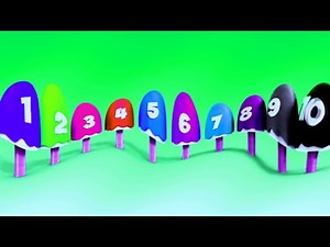 Learn Number with Number Ice Cream Popsicles Awesome Effects Sponsored by Gamavision Csupo Effects