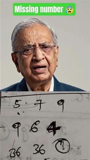 SSC reasoning missing number question 😰