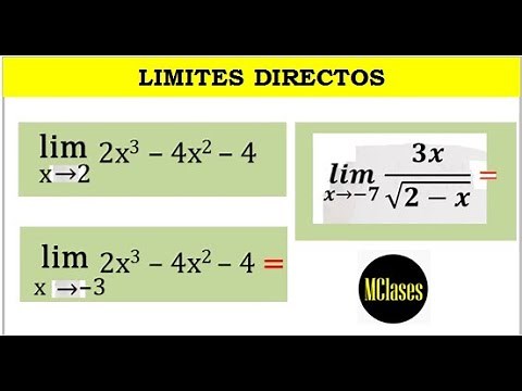 Calcular Límites directos