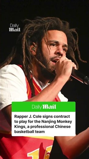 Rapping icon J. Cole signs contract to play with Chinese basketball team