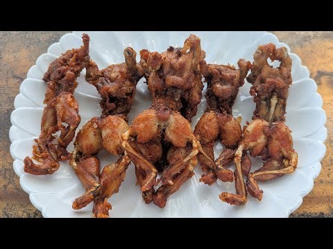 Easy Deep Fried Frog Recipe | Frying Crunchy Frog