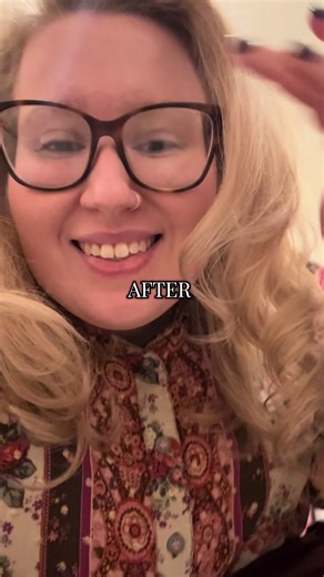 Whoever said grief doesn’t impact your appearance as a liar! #grief #griefjourney #griefsupport #glowup #hairtransformation