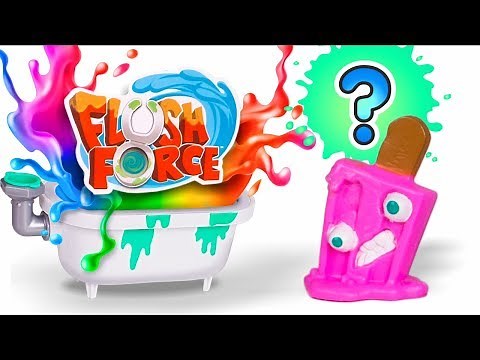 La Série nº2 des jouets Flushies : Souples – Rebondissants - Flottants