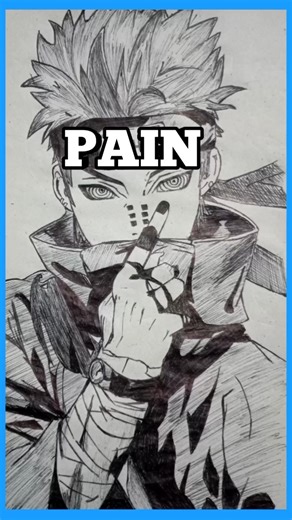 Pain 👁️ Naruto Verse Drawing #12 | Within 30 Sec