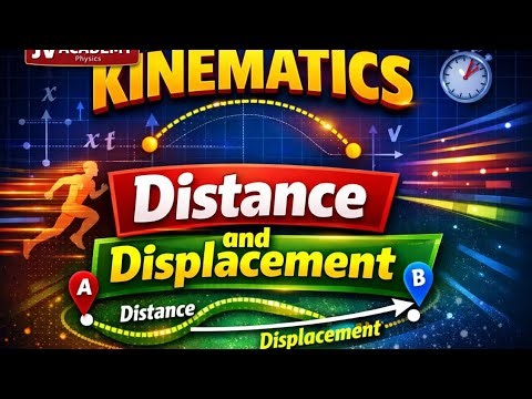 Distance and Displacement in Telugu | Class 9 & Inter Physics