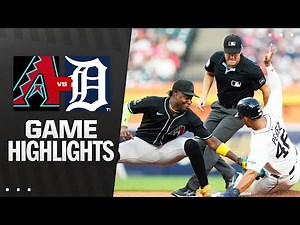 D-backs vs. Tigers Game Highlights (7/29/25) | MLB Highlights