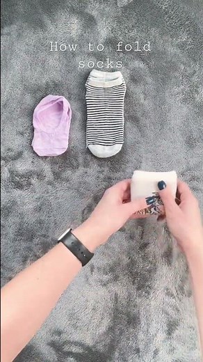 How to fold and organise socks #hack