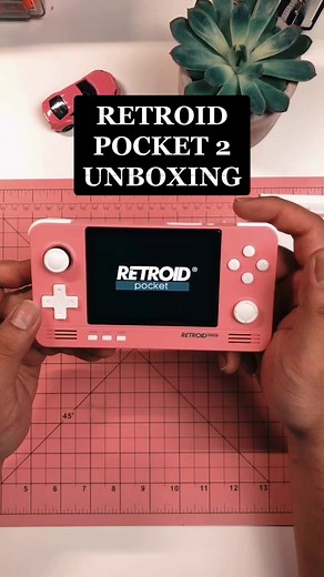 Unboxing the Retroid Pocket 2 🌸 A beautiful handheld emulation system #fyp #retroidpocket2 #retrogame #pinkaesthethic #fgc