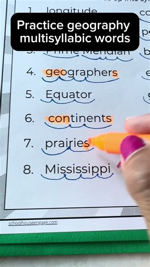 Geography Lessons for 5th grade students