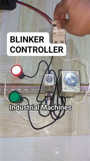 39K views · 101 reactions | Blinker Controller ng Industrial Machines basic wiring and testing #electrician #relay #panelboard #Control #light #switch #wiring #outlet #diy #electrical timer delay contactor diagram | Electricians Guide | Facebook